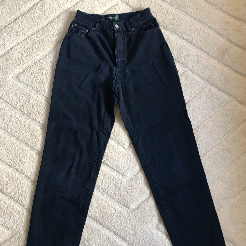 Ralph Lauren Navy Mom Jeans